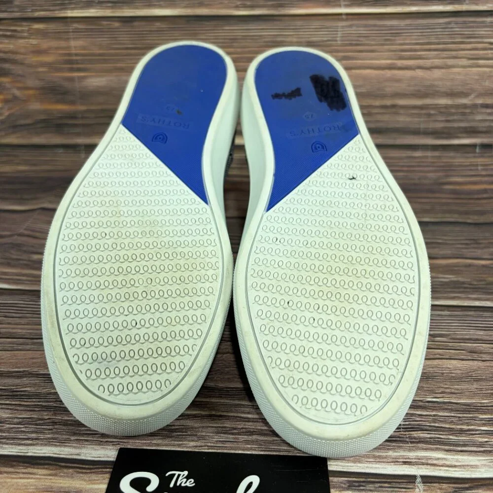 Rothy's‎ The Originial Slip On Sneakers Anchor Knit Fabric Women's Size 7.5